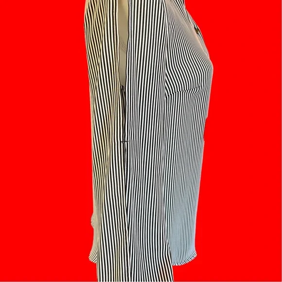 Striped Blouse Long Sleeve NEW - Picture 4 of 5